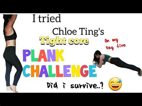 chloe ting plank challenge|Chloe Ting my fitness journey.